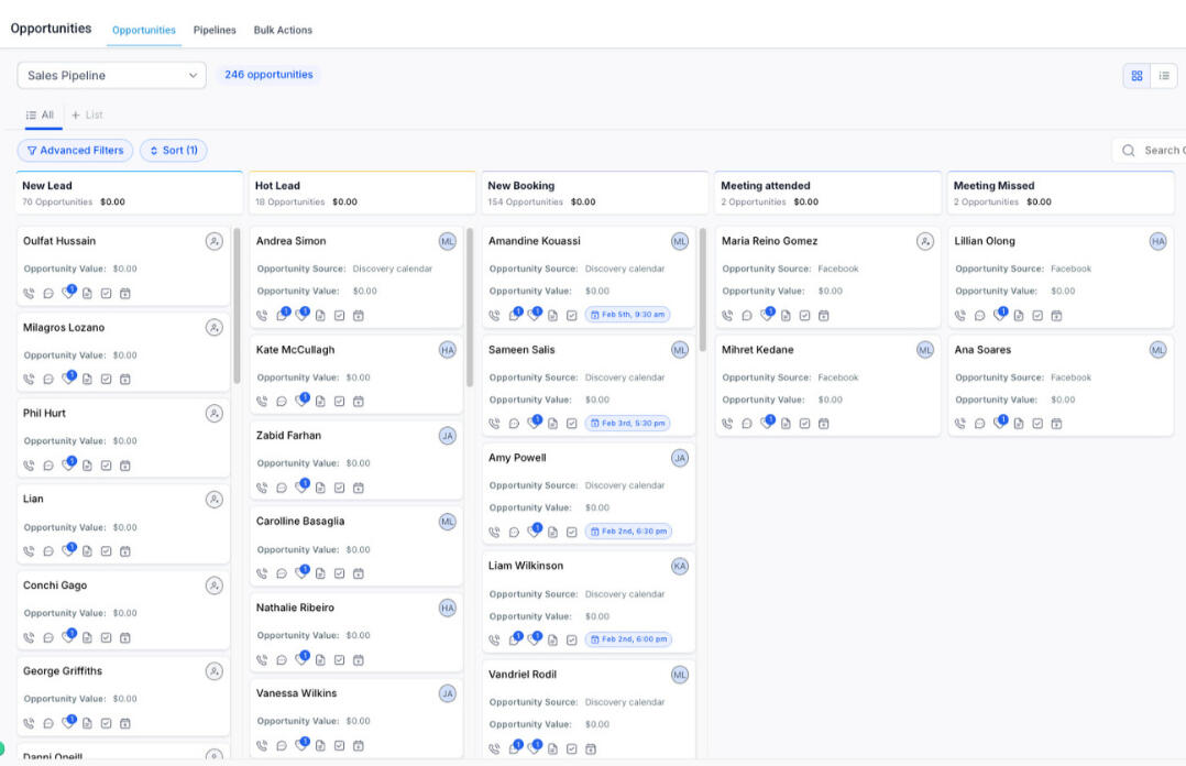 Leads booking trials on autopilot